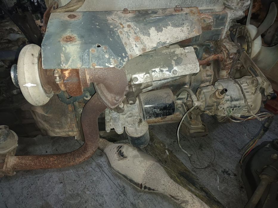 Motor e caixa mitsubishi canter fe 444 ref. 4D31