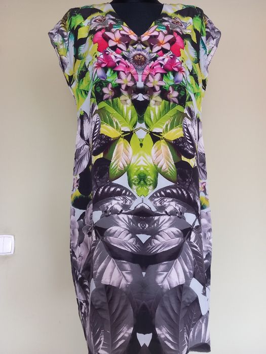 Jedwabna sukienka Marc Cain N5 Perełka.