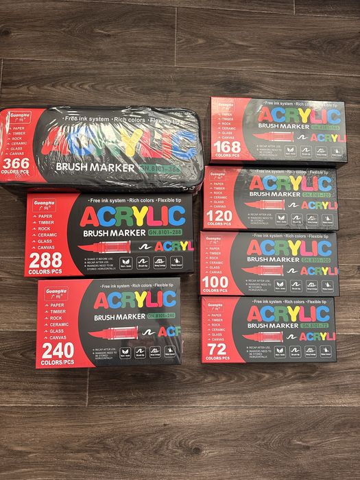 GuangNa маркери оригінал акрилові