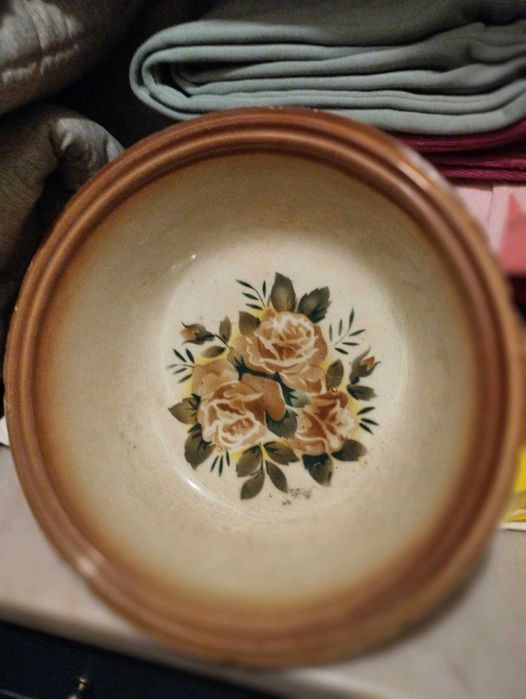 Taça alguidar em faiança antiga