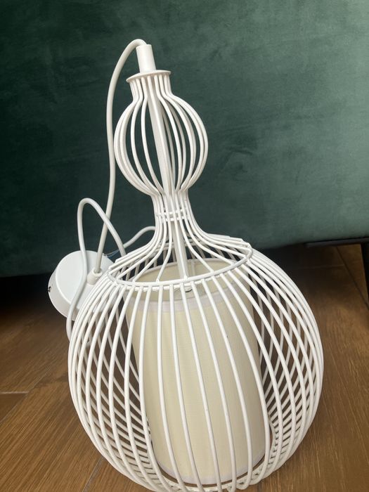 Żyrandol Nowodvorski lampa metalowy biały