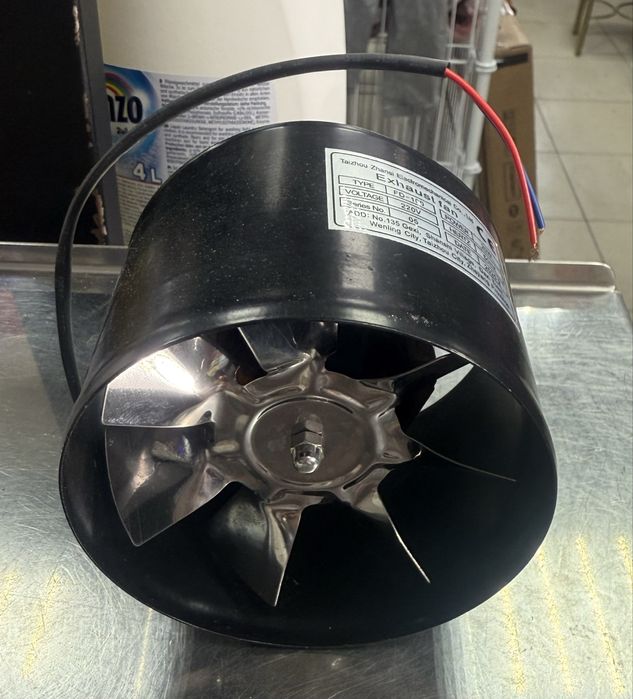 Канальный осевой вентилятор