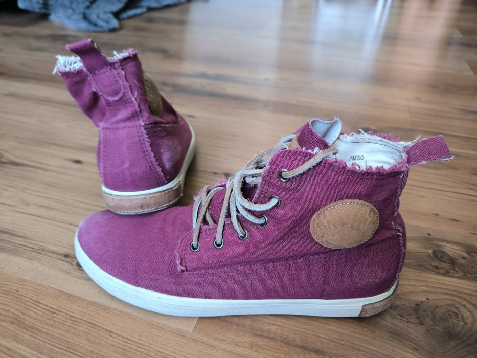 Blackstone buty męskie 43 trampki wysokie burgund