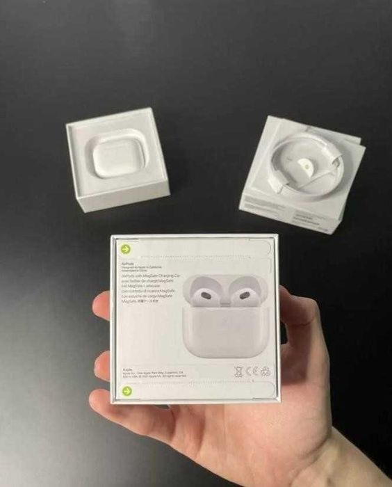Навушники аірподс 3 Ідеальний звук Нова поставка + чохол