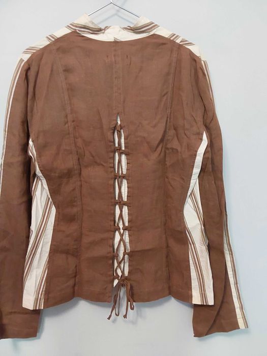 Blusa de Linho  Trussardi Nova.