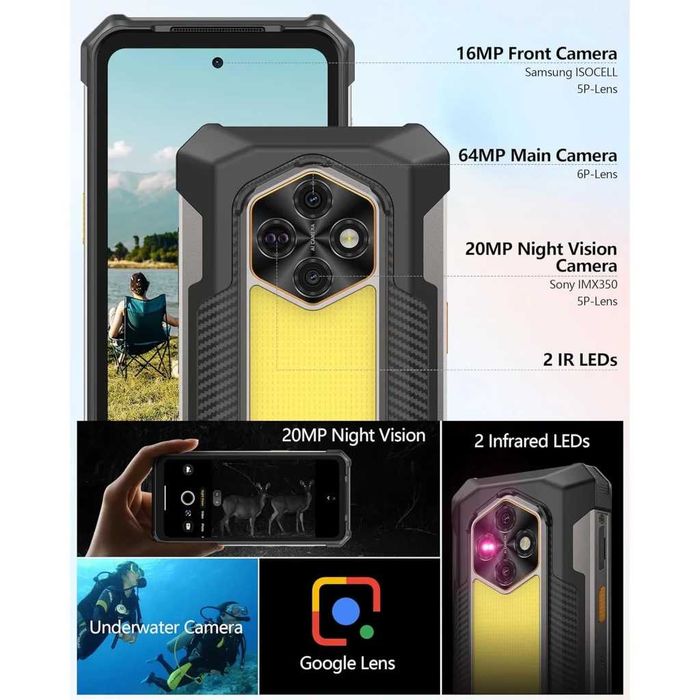 Ulefone RugKing 5 Pro 8GB/256GB IP69K 20000mAh 1.8GHz