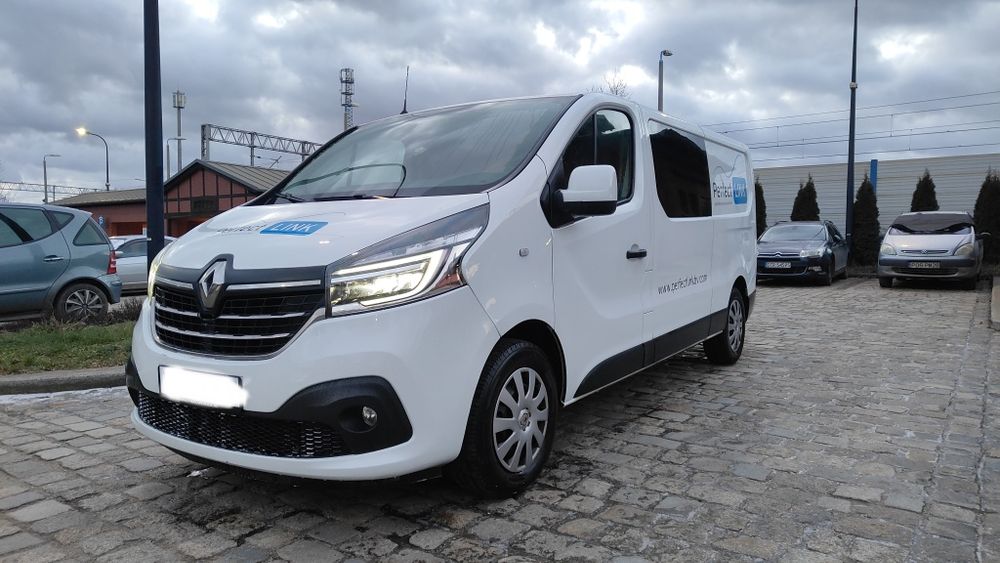 Renault Trafic 2.0 120KM*Long L2H1* Brygadowka 6 Osobowa*Klima*Navi*