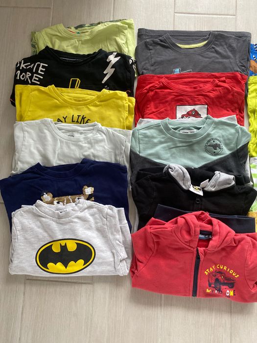 Bluzy, bluzki, t-shirt r.110-116 paka ubrań