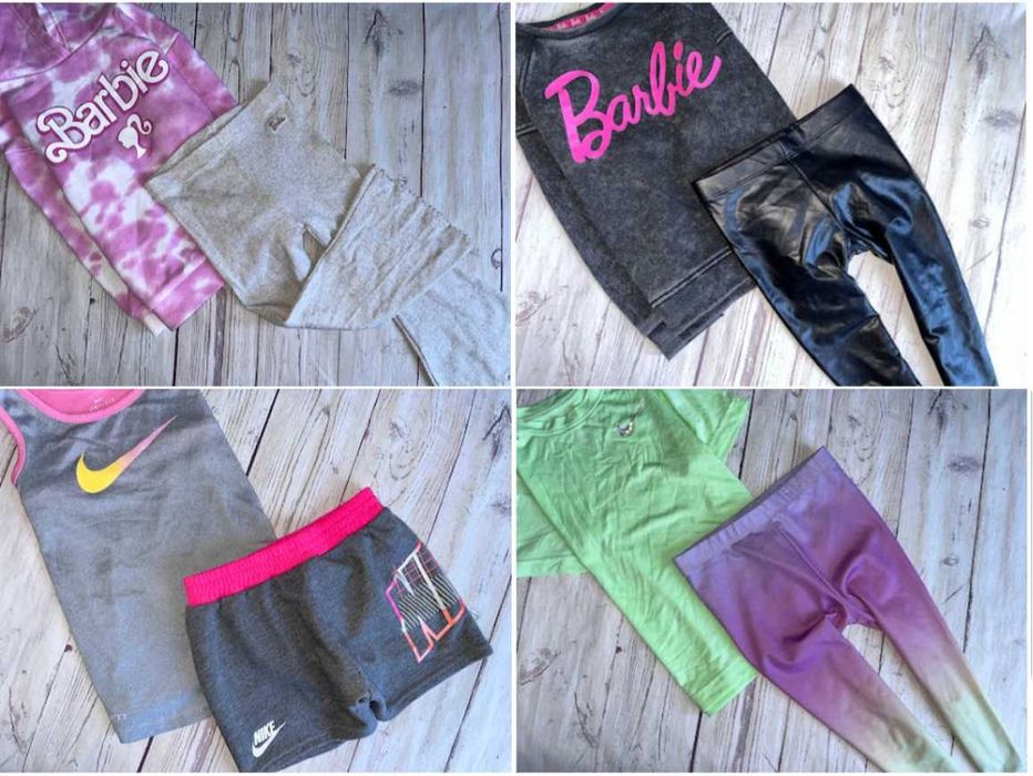 r.110-116 MEGA PAKA 59szt ZESTAW UBRANEK dla dziewczynki zara nike
