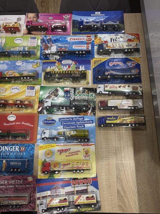 Duża Kolekcja 40 modeli ciężarówek znanych marek skala 1:87