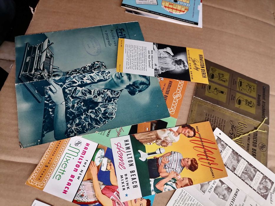 Lote Folhetos Publicidade Vária Anos 40's