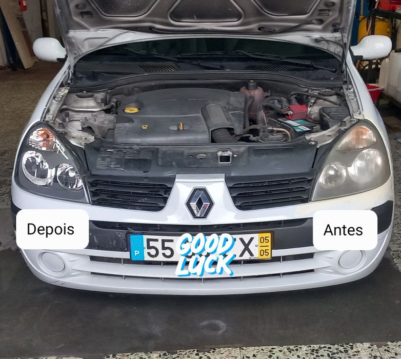 Polimento faróis/  verniz a vapor