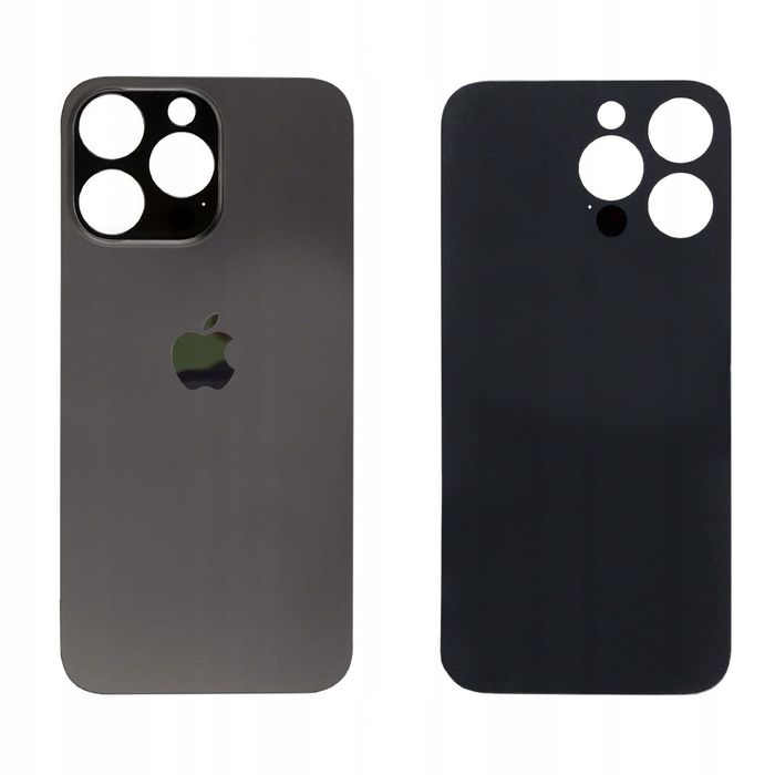 Panel Tył Szkło Szyba Tylne Panele Dla iPhone 14 Pro Max Black Czarny