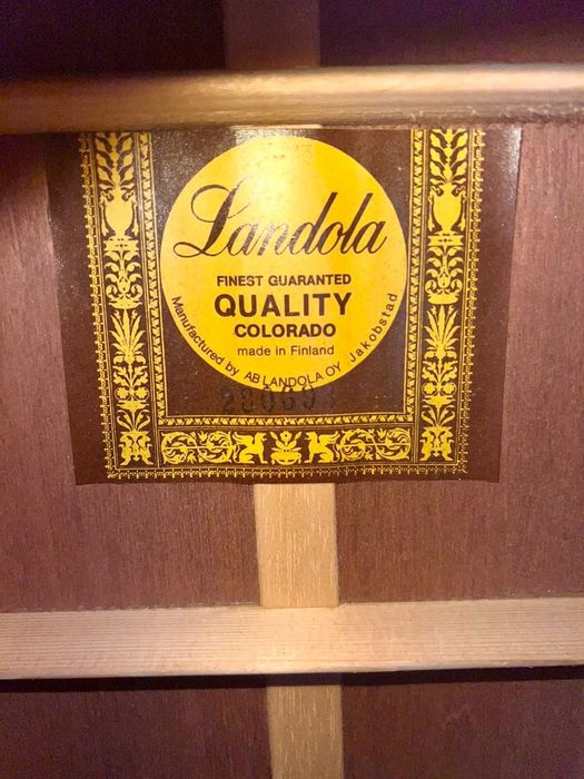 12-струнна акустична гітара  "Landola" (Фінляндія)