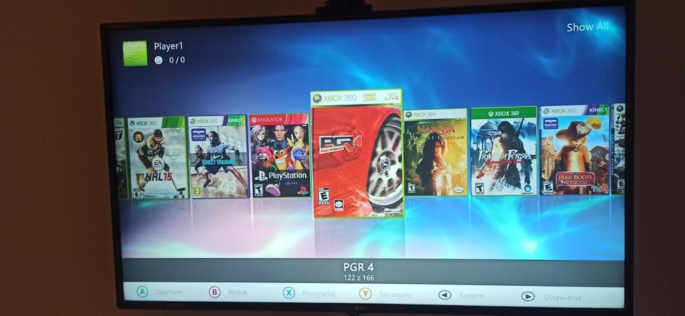Xbox 360 RGH3 -100% ok,kinect, 2 pady, Hdd 1TB, Emulatory retro