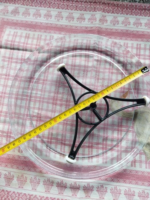 Prato de Microondas em Vidro Temperado – 28cm