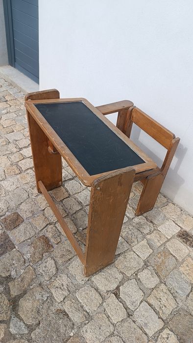 Mesa de criança madeira antiga