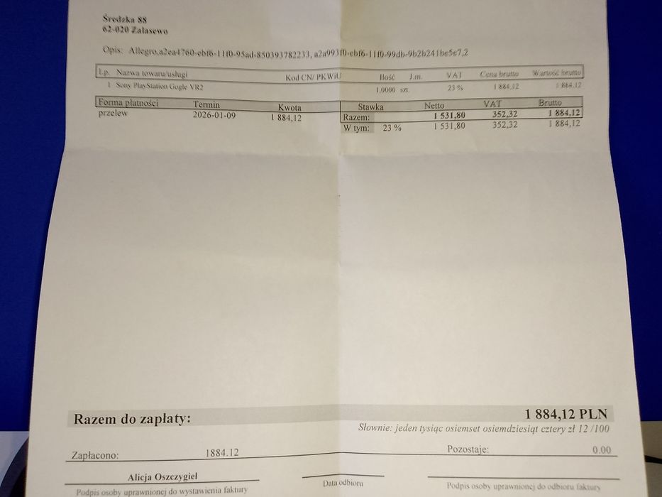 Okulary VR2 PS5 Nowe