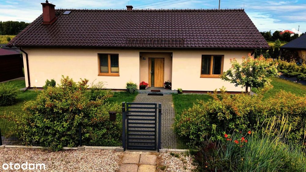 Funkcjonalny dom parterowy z dużą działką 1340 m², 103 m² | Marcinkowo