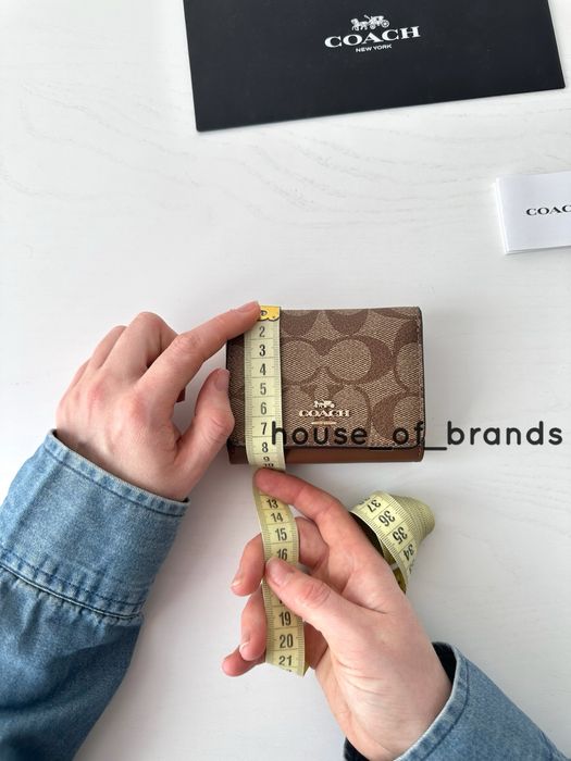 COACH Small Trifold wallet Жіночий гаманець оригінал женский кошелек