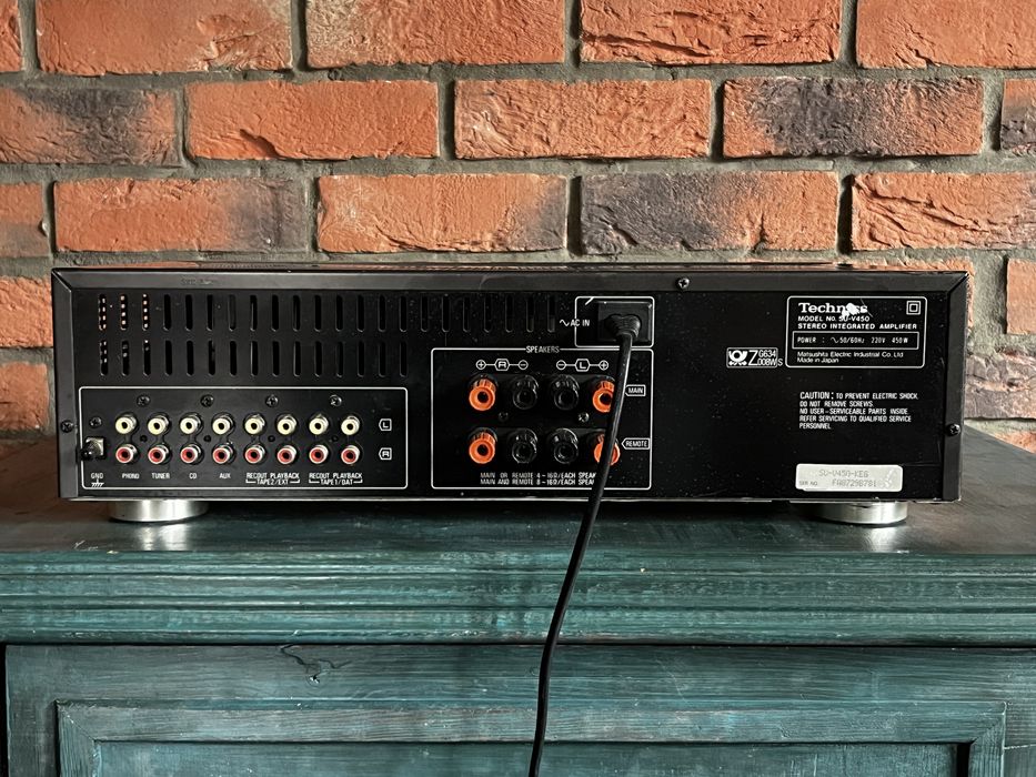 wzmacniacz technics su-v450 2x50W 8ohm stereo made in japan