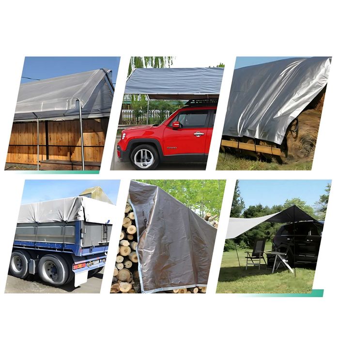 Płachta Plandeka 2x3m 80g UV Na Drewno Auto Meble