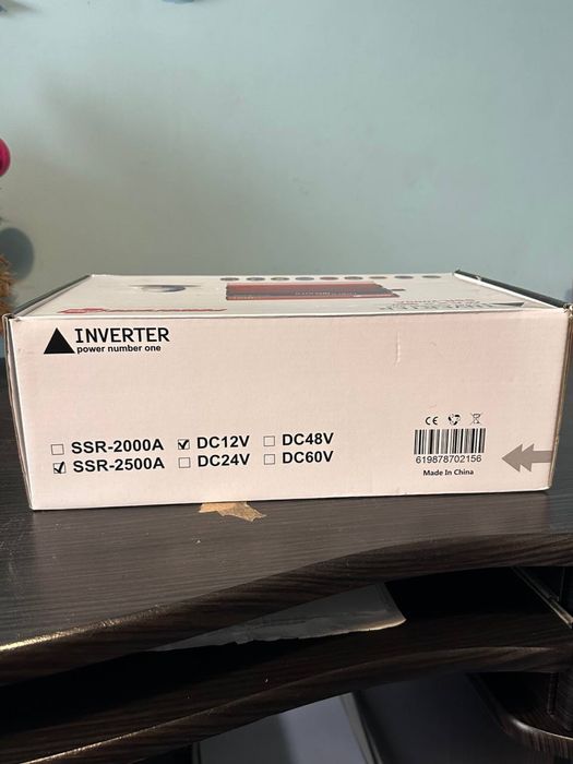 Інвертор SSR-2500A DC-12V 2500W– стан  новий.Для Дому і Авто.