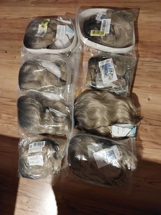 Peruka BESTUNG bob Kolor ombre blond jak prawdziwy włos