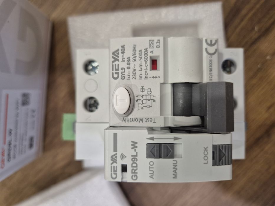 Disjuntor Diferencial com Religamento Automático da marca GEYA