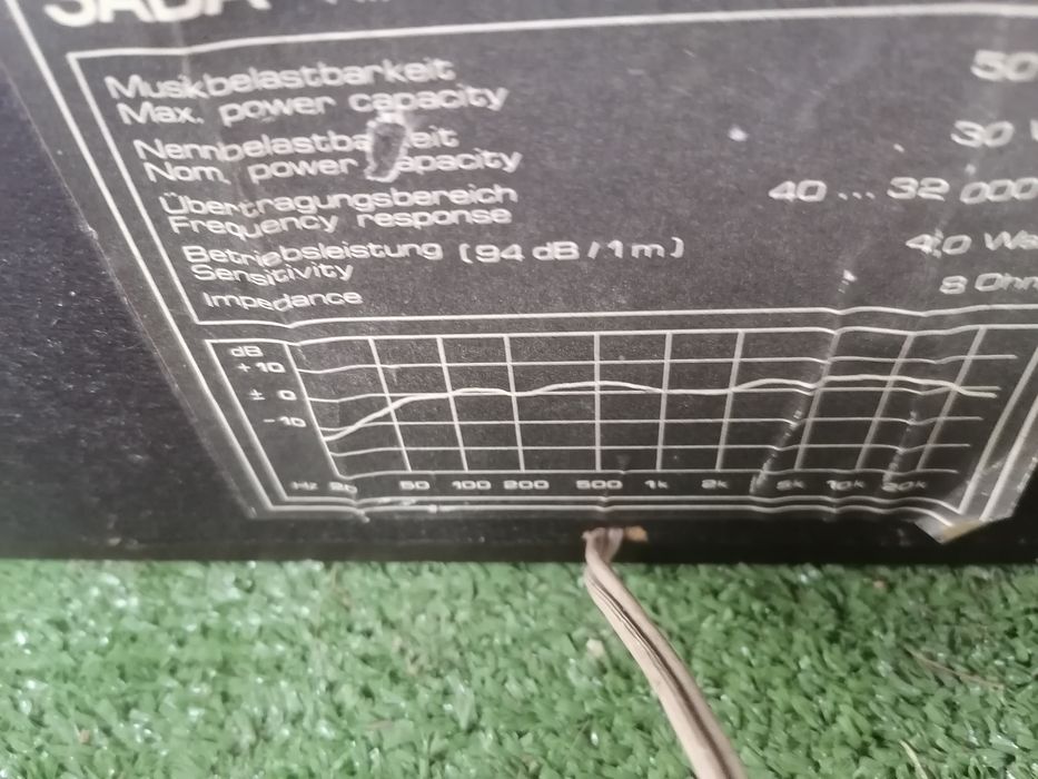 Kolumny saba gramofonowe vintage