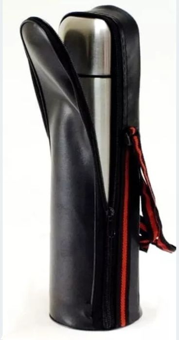 Termos metalowy 0,5 L ze stali nierdzewnej 18/10 Klönberg + pokrowiec