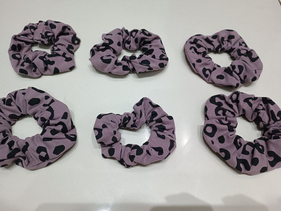 Gumki scrunchie 6 szt
