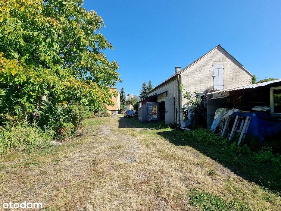 Działka budowlana z garażami./1173 m²/ Chełm - Więcej