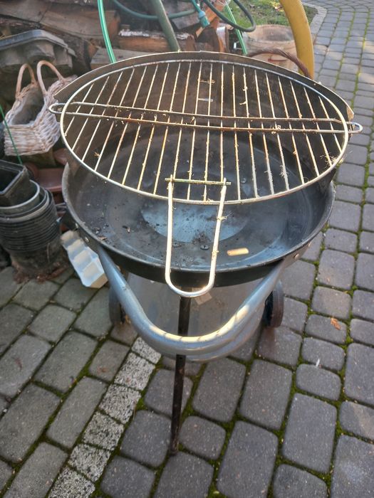 Grill turystyczny przenośny dwie sztuki mały i duży