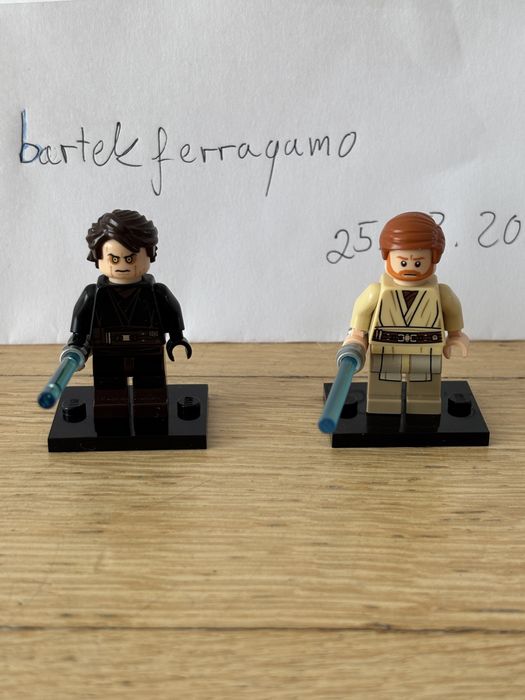 Lego Star Wars Anakin Skywalker i Obi wan kenobi minifigurki