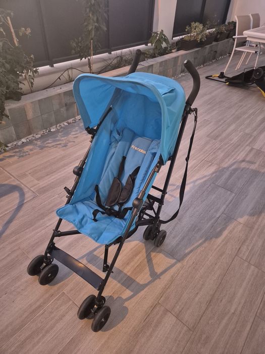 Carrinho de Bebé / Passeio Tipo Bengala Prénatal (Azul) – Leve e Prático