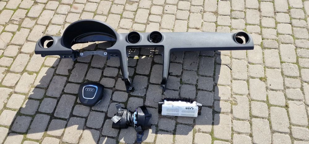 deska konsola airbag napinacze audi a3 8p0 lift 5d