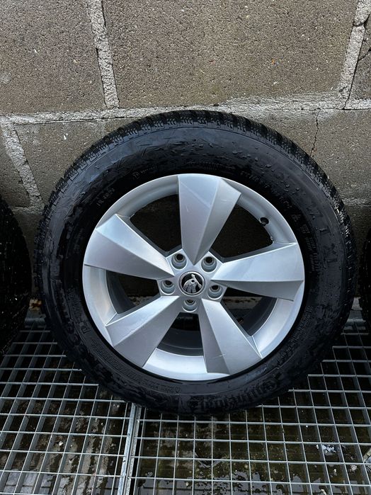 Oryginalne koła zimowe ŠKODA KODIAQ 17” | 215/65 R17 | Continenta