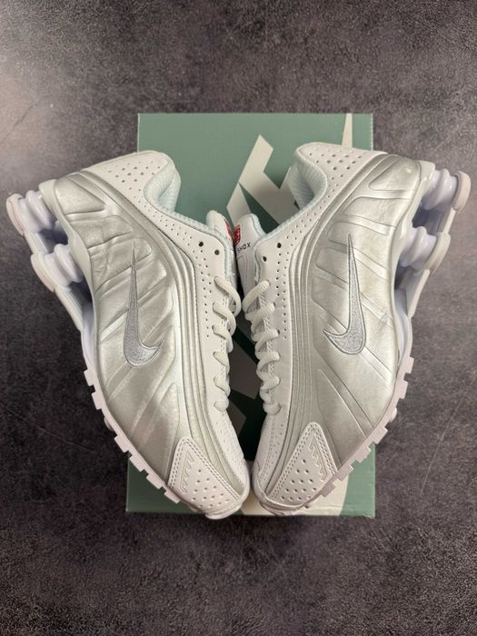 ‼️Кросівки Nike Shox R4 White Silver