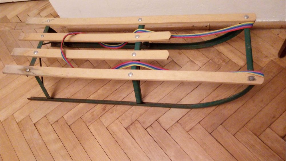 Sanki metalowe solidne klasyczne - okazja!!!
