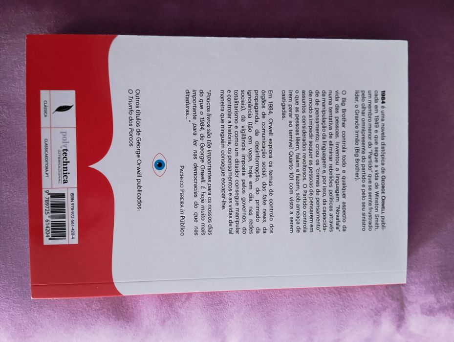 George Orwell 1984 (Livro Novo)