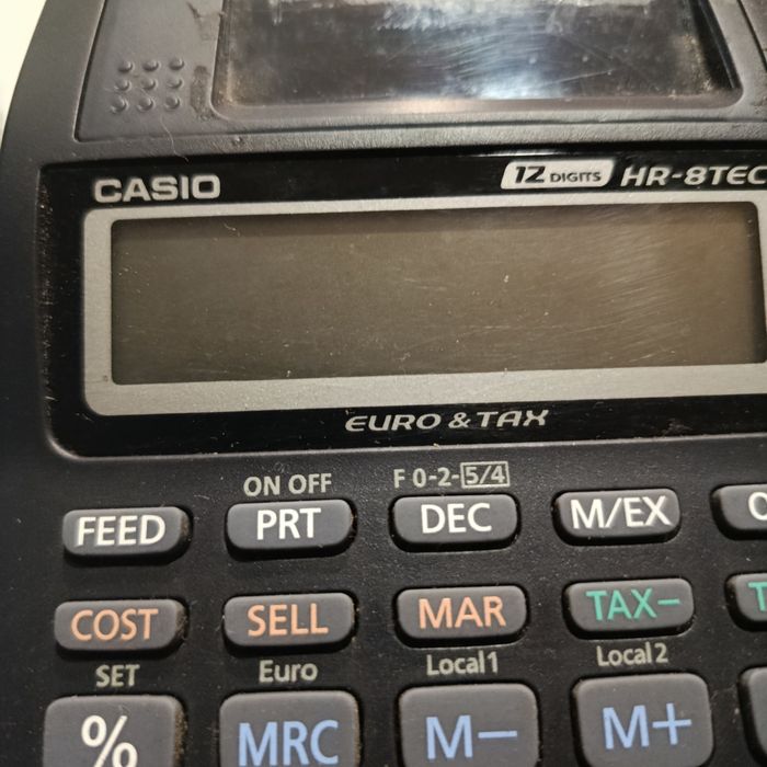 Calculadora  CASIO,científica, c/papel
