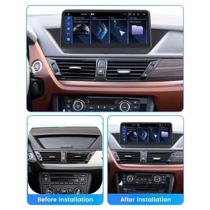 Radio Android 12 BMW X1 E84 (2009-2015) 10.25" 4/64GB CarPlay / Auto 4G