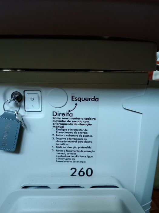 Cadeira elevatória Stannah.