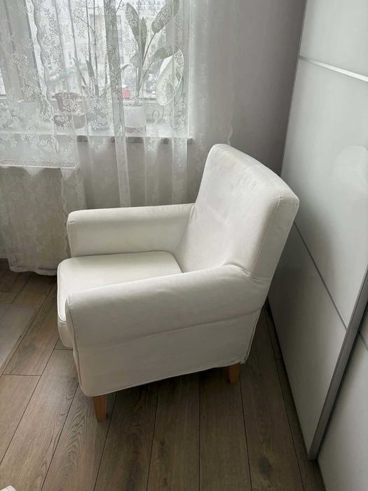 Fotel Ikea biały