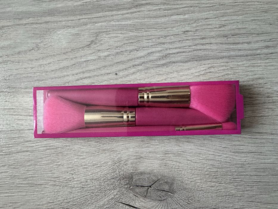 Zestaw pędzli do makijażu Make up różowe