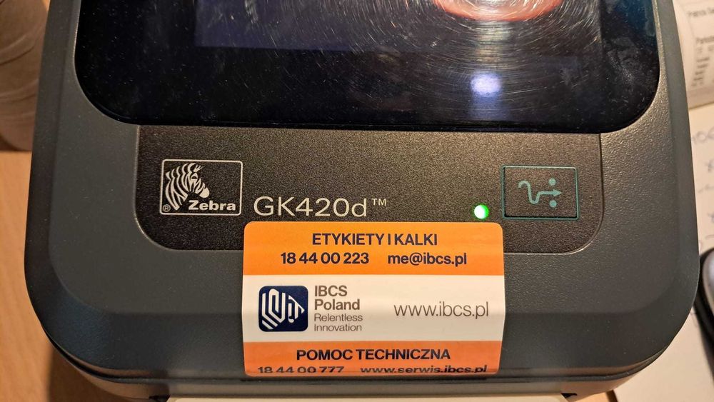 Etykieciarka ZEBRA GK420d Drukarka do etykiet STAN IDEALNY