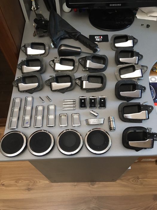 Хром для БМВ Е36 - ручки, рамки кнопок и динамиков, кнопки ручника, ЦЗ