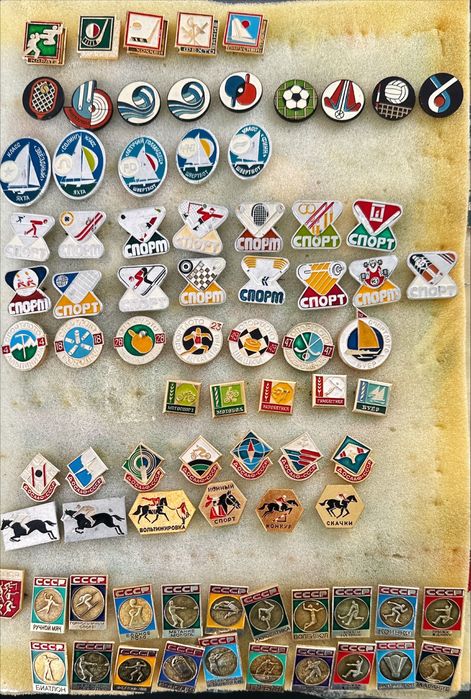 Значки Олімпіада 80 та інші види спорту