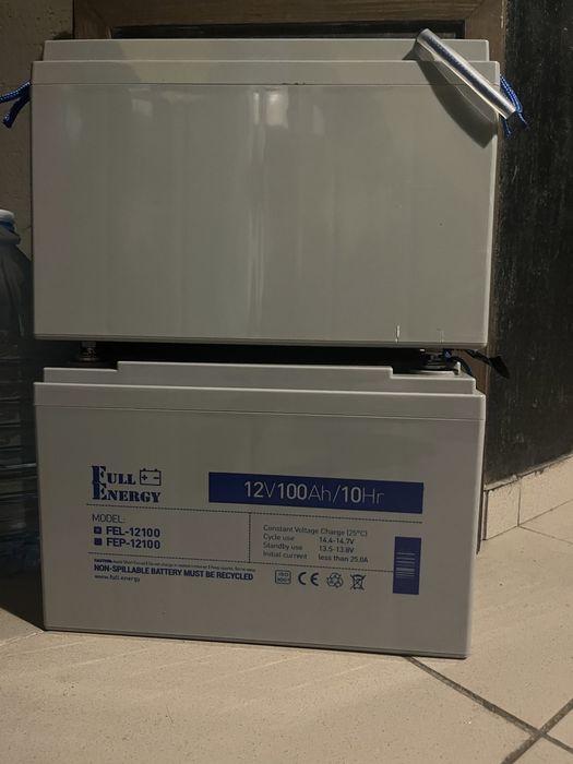 Аккумулятор гелевый 100Ач 12В FEL-12100 Full Energy